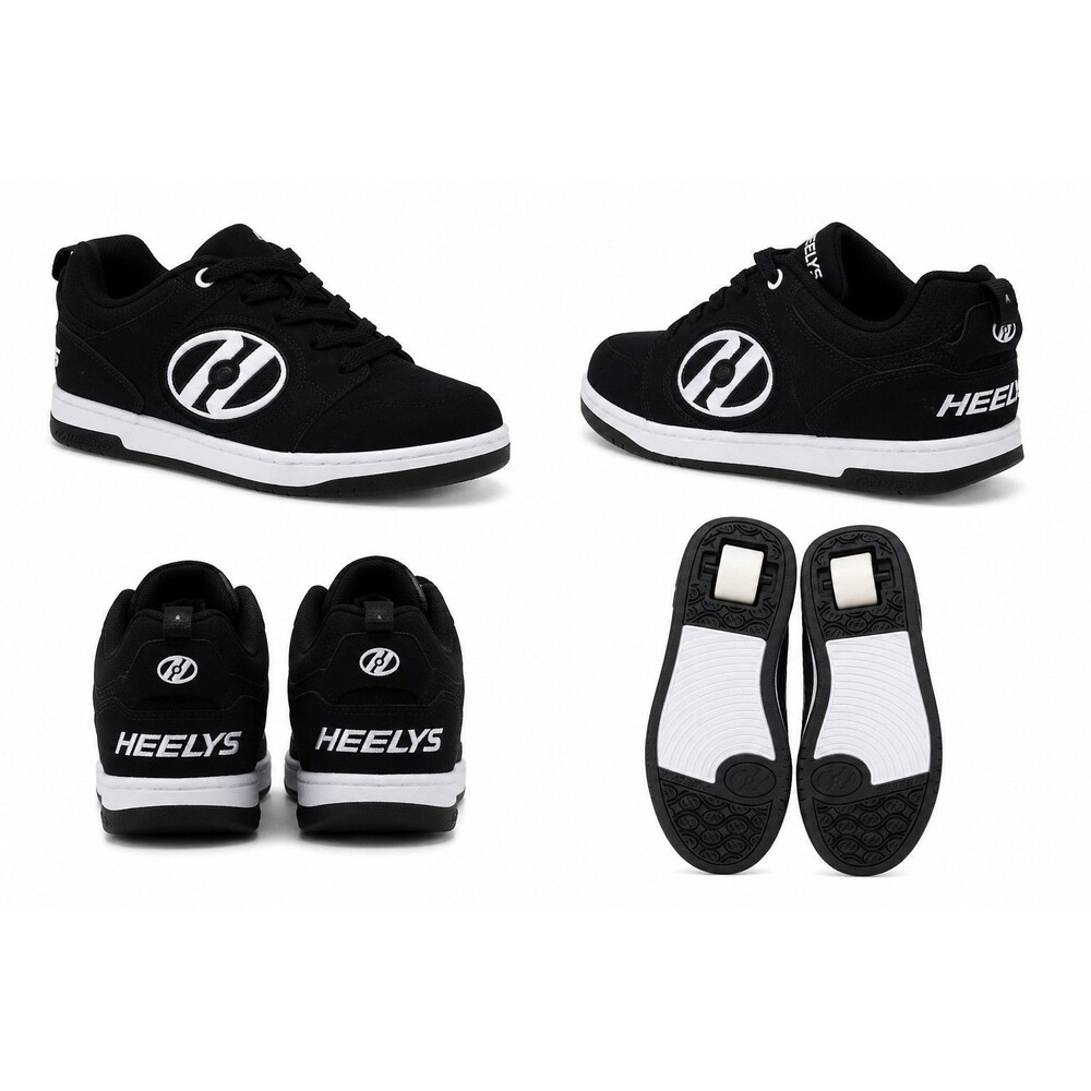 Heelys Black White Wheeled Skate Shoes Sneakers Never Worn